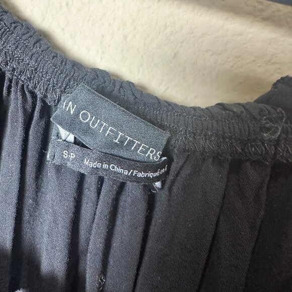 URBAN OUTFITTERS Swiss Dot Black Romper Size Small Shorts Skort - Picture 6 of 10